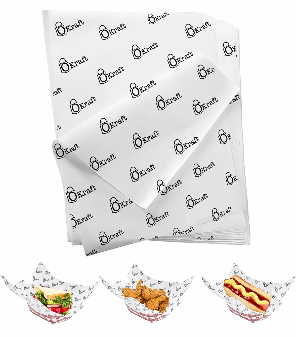 Papier anti graisse imprimé