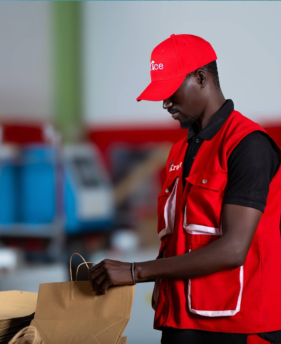 L'équipe O'Kraft dans notre usine à Dakar